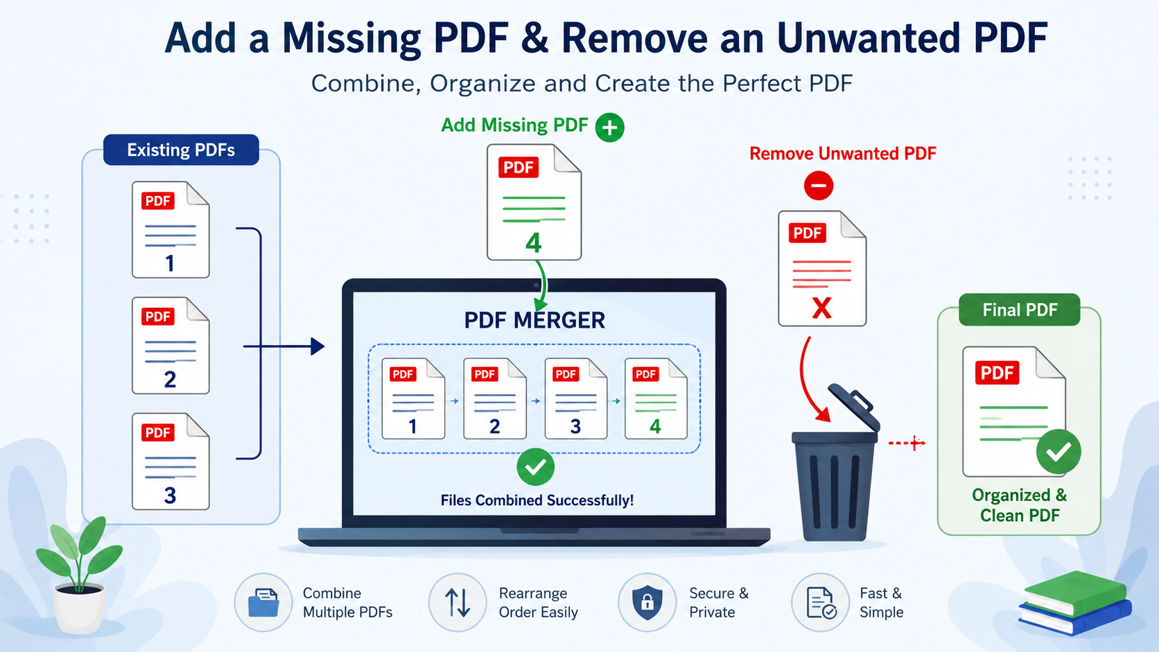 How to Add a Missing PDF to an Existing PDF or Remove an Unwanted PDF