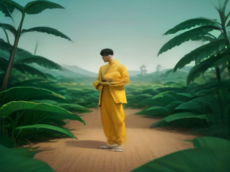 Banal visual scene