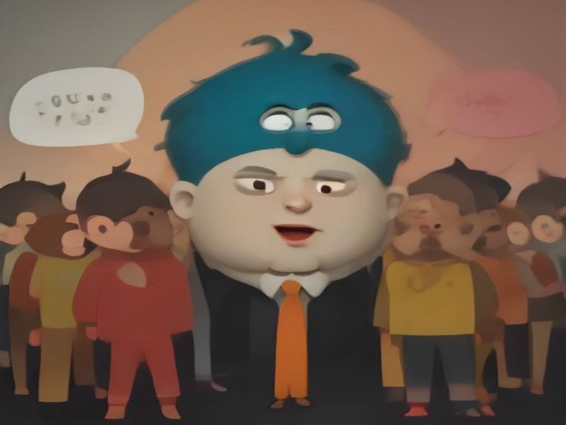 Garrulous visual scene